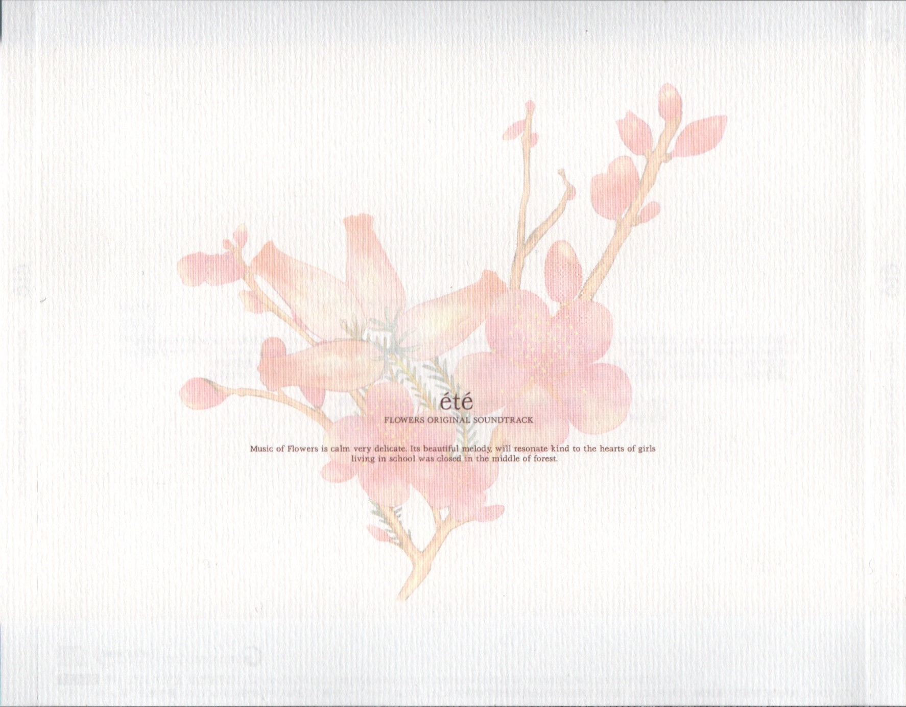 アニメ FLOWERS ORIGINAL SOUNDTRACK ete FLOWERS ORIGINAL SOUNDTRACK -été- (2015) MP3 - Download